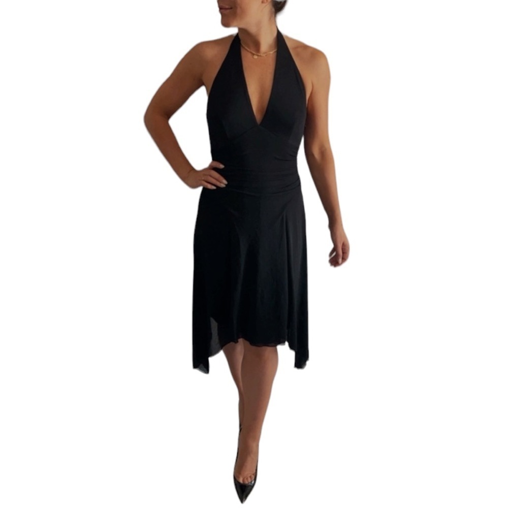 Jovani Halter Dress Black
